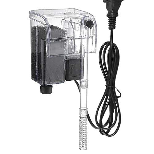 Filtro a cascata per acquario, 250 l/h sul retro