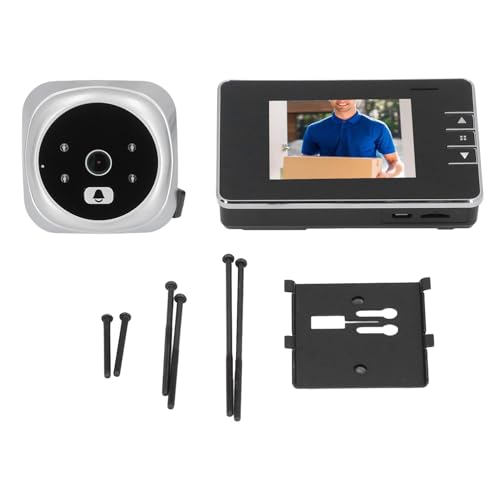 Cámara de mirilla, visor de puerta digital, visión de 120 grados, visión nocturna HD, intercomunicador de 2 vías, visor de vídeo inteligente, cámara para Villa Home