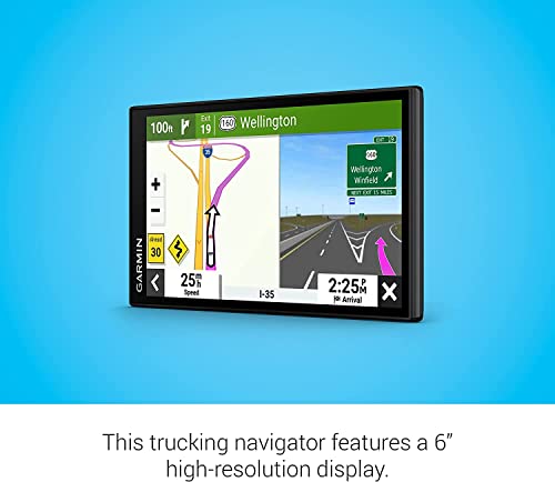 Garmin 010-02738-00_AG2 Dēzl Otr610, Large, Easy-To-Read 6 Inch Display Custom Truck Routing, High-Resolution Birdseye Satellite Imagery, Commercial Gps Navigation For Semi Trucker Drivers Bundle thumb #3