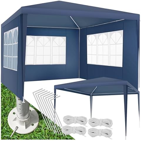 TecTake Tonnelle de Jardin 3x3 m Cover
