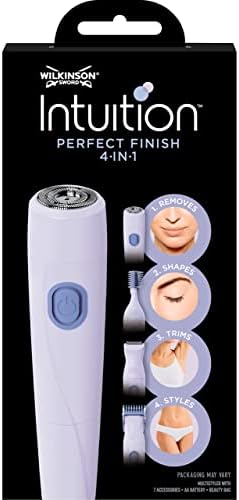 Wilkinson Sword Afeitadora Eléctrica Con Peine Recortador Ajustable, Ideal para Cuerpo, Zona del Bikini, Vello Facial, Nariz, Pubis y Cejas, Paquete de 1