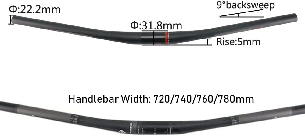 Carbon Handlebar Mtb Handlebars 31.8 Carbon Fiber Carbon Handlebars Mountain Bike Handle bar 31.8 780mm Carbon Fiber Mtb Handle bars Carbon Mtb Handlebar 31.8mm Straight mtb handlebar