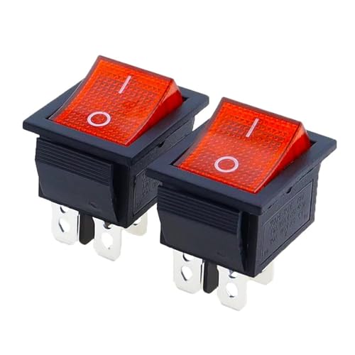 Interruptores basculantes KCD4-20 de 4 pines para reparar electrodomésticos del hogar