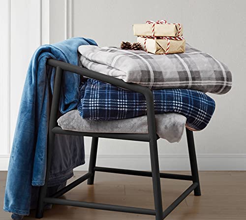 Nautica - Queen Blanket, Super Soft Plush Fleece Bedding, Warm & Cozy Home Decor (Gillbrooke Blue, Queen) #TOP6