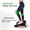 Leasbar Under Desk Elliptical Exercise Machine Mini Exercise Bike Cycle for Home Office Workout Exercise Equipment Pedal Exerciser Adjustable Resistance with Monitor 30dB Ultra Quiet