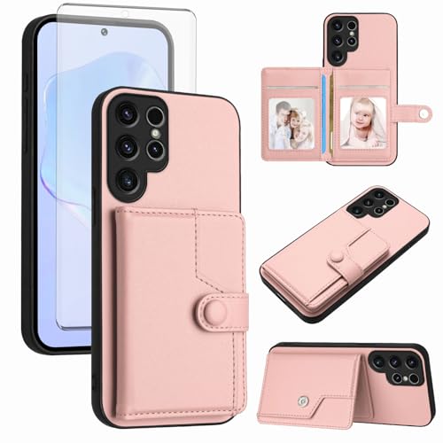 Protection Samsung S22 Ultra portefeuille pour voyager léger sans sac à main