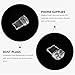 DOITOOL Charging Port Plug Cover, 10PCS Clear Charging Port Protector Cap Cover Phone Accessories Compatible with iPhone