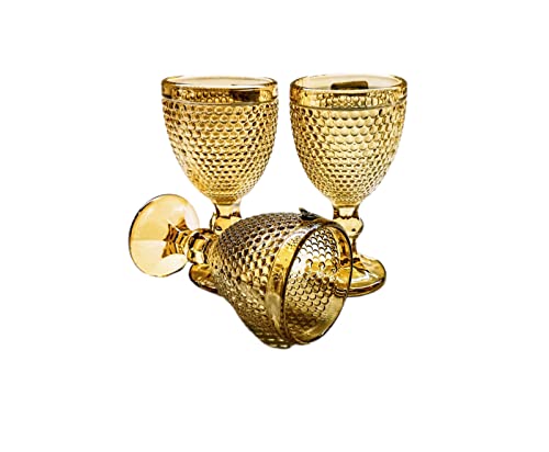 Jogo 6 Taças Vidro Âmbar Bardot P/Licor 60ml