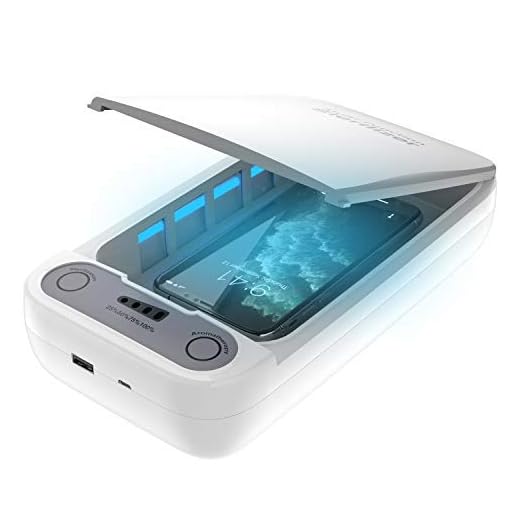 UV Stérilisateur, Smartphone Portable uvc stérilisateur, avec le nettoyant aromathérapie Cellphone fonction, Convient pour iPhone Android Devices Brosse à dents Bijoux Montre