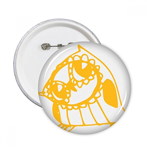 Badge oiseau mignon pour masquer une petite imperfection sur une veste