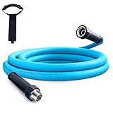 Cupohus RV Water Hose 10FT with Strain Relief Ends, Kink-Resistant Drinking Water Hose, 5/8''ID Potable Food Grade Hose with Storage Strap for RV, Marine, Camper, Truck, Car, Garden