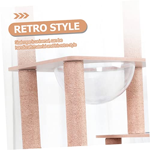 VANZACK Corda Para Arranhar Gatos 5 Peças Poste Para Arranhar Corda De Sisal Resistente Corda Para A