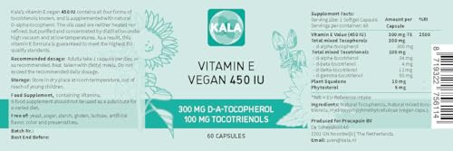 Vitamin E 450 IU 400mg Tocopherol + Tocotrienol Vitamin E Vegan - Alpha Tocopherol + All 4 Tocotrienols – Alpha Tocotrienol + Beta Tocotrienol + Delta Tocotrienol and Gamma Tocotrienol - Image 3