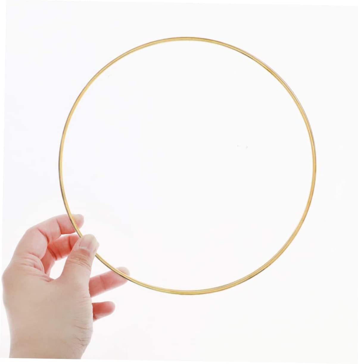 Smooth Iron Dream Catcher Rings DIY Circles for Crafting Wreaths Wall Decor Special Occasions for Creating Memories with Friends Family