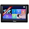 Elebest 90+ Navigationsgerät – Großes 9 Zoll (22,8 cm) Display Touchscreen PKW LKW Wohnmobil Bus EU-Karten Radarwarner, Bluetooth, Kostenlose Kartenupdate, starker Akku