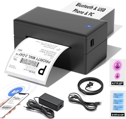 Impressora Termica, Suporta Conexão Usb E Bluetooth, 48-110 Mm, 2...