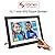 LuvLink Digital Photo Frame! Brown Smart Frameo WiFi Connected Photo Frame - 10 inch, 1280x800, 16 GB. Send Photos to Your Loved Ones from Anywhere!