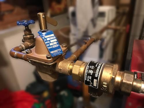 Watts SB1156F Bronze High Capacity Water Feed Regulator, 1/2 Inch, Union Solder Inlet Connection, With Purge Lever and Stainless Steel Strainer, Tight Seating Check Valve by Watts - Image 3