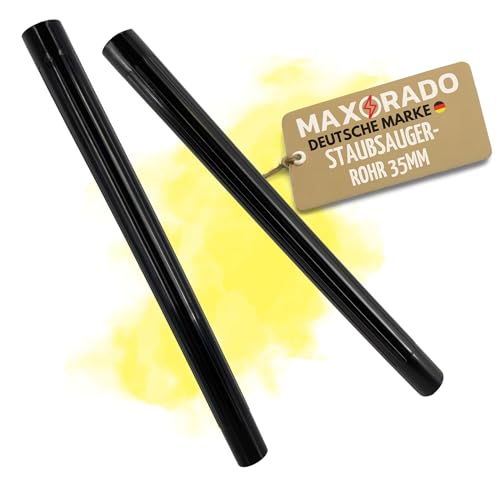 Maxorado Staubsaugerrohr Nassauger 35mm 2x 50cm Rohr NW 35 passend für Kärcher A K WD2 WD3 WD4 WD5 WD6 Verlängerungsrohr Saugrohr Verlängerung Kunststoff DN35