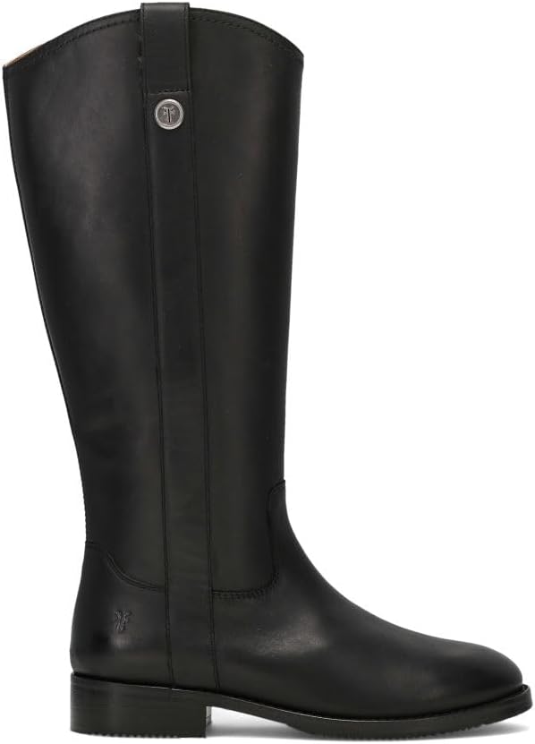 Frye Melissa Button Tall Inside Zip Riding Boots for Women with Smooth, Supple Leather, Rubber Outsole and Signature Hardware – 13 ⅘” Shaft Height