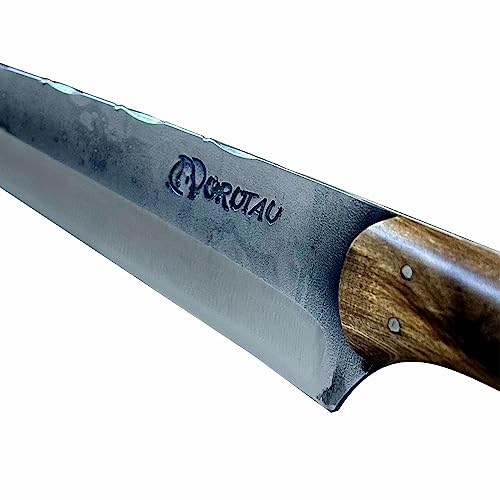 Faca Churrasco Artesanal Carbono 9p Personalizada C/Nome