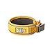 WOOFO Premium Dog Collar | Super Adjustable for All Breeds, Quick Release Buckle | Extra Soft and Widened Padding & Reflective Trim Design for Safety (Medium, Yellow)