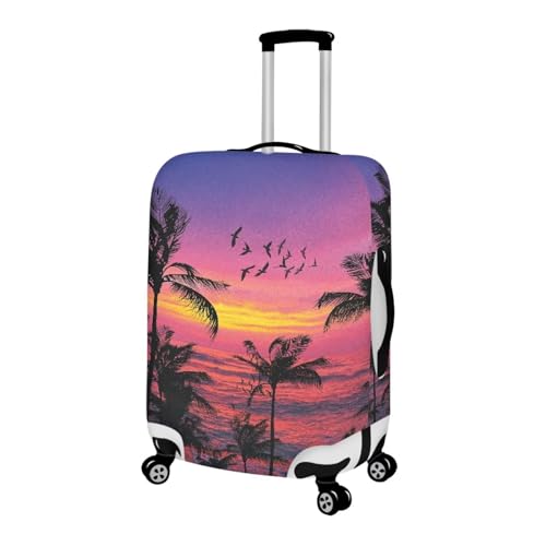 Colorful Sunset Print Luggage Cover Protector Baggage Case Cover Travel Luggage Protector for 18-32 Luggage2