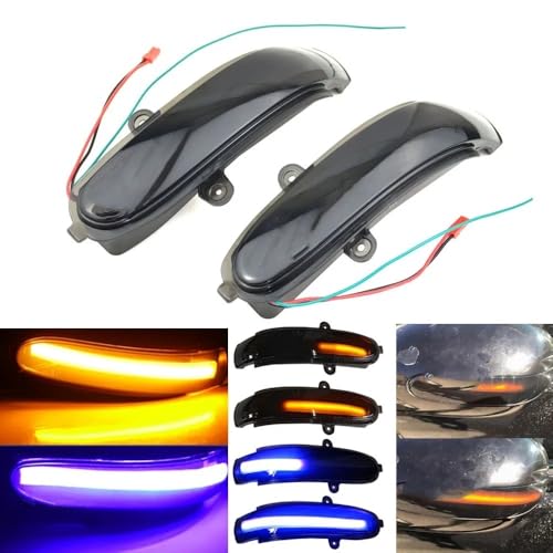 Clignotant dynamique à eau de rétroviseur latéral LED pour Benz W203 C-Klasse 2001-2007