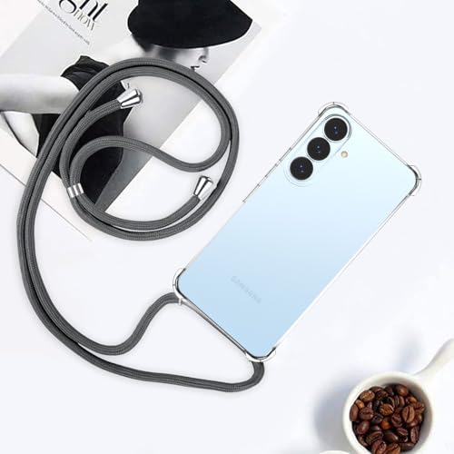 Coque Samsung S26 antichoc avec cordon réglable cordon gris résistant - 6