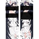 Flyshun Albedo Anime Pillowcase Hugging Pillow Dakimakura Body Pillow Case Cover 59 x 20 Inch Peach Skin & 2WAY/2WT (Albedo 17, Peach Skin)