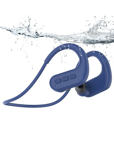 SANOTO Auriculares Natacion, In Ear Auriculare Bluetooth 5.4, IPX8 Auriculares para Nadar, 8G MP3 Acuaticos para Natacion, Auriculare Inalambricos Deportivos para Nadar, Correr y Surfear