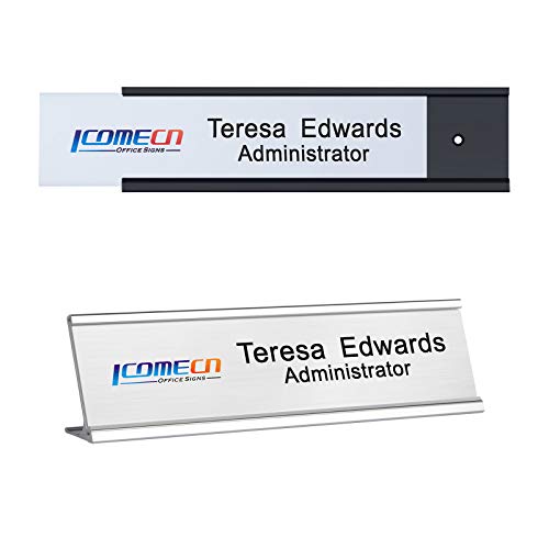 Personalized Office Name Plates Aluminum Hot Printing Add