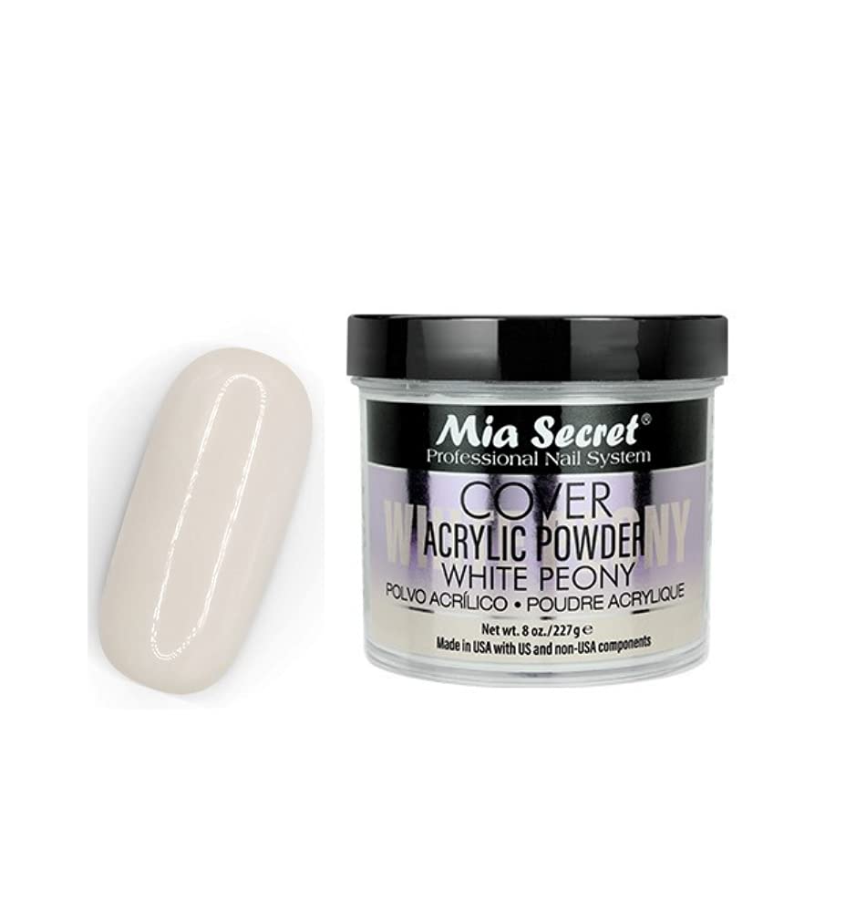 Cover White Peony Acrylic Powder Mia Secret (8 oz.)