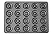 Wilton Perfect Results Non-Stick Donut Pan , 20-Cavity Donut Baking Pan, Steel