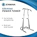 Stamina Power Tower - Dip Bar Pull Up Bar Station with Smart Workout App - Dip Bars for Home Workout - Up to 250 lbs Weight Capacity