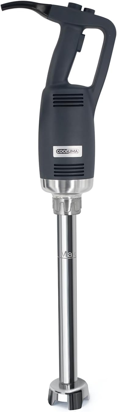 Commercial Immersion Blender, X-Heavy Huty 750W Handheld Blender, 18 Inch Detachable Shaft, 8,000-19,000 RPM Variable Speed, 42 Gallons Multifunction Pro Electric Stick Emulsifier.