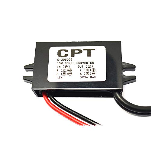 Q-BAIHE Double USB Convertisseur de Puissance Buck Module Téléphone De Voiture Charge DC-DC Step-Down Module 12V à 5V 3A – vue 3