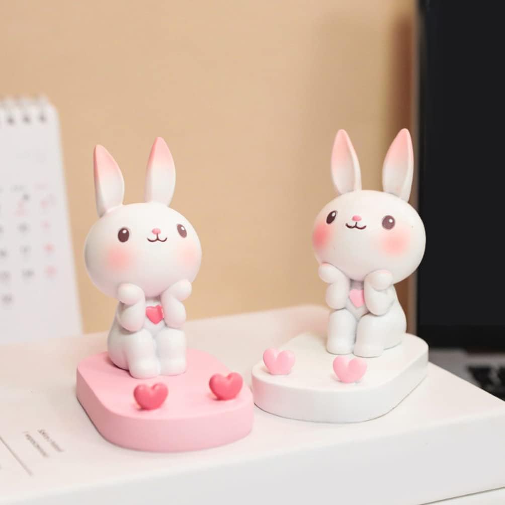 Gatuida Phone Stand, Cute Rabbit Smartphone Stand Phone Holder Cartoon Animal - Image 7