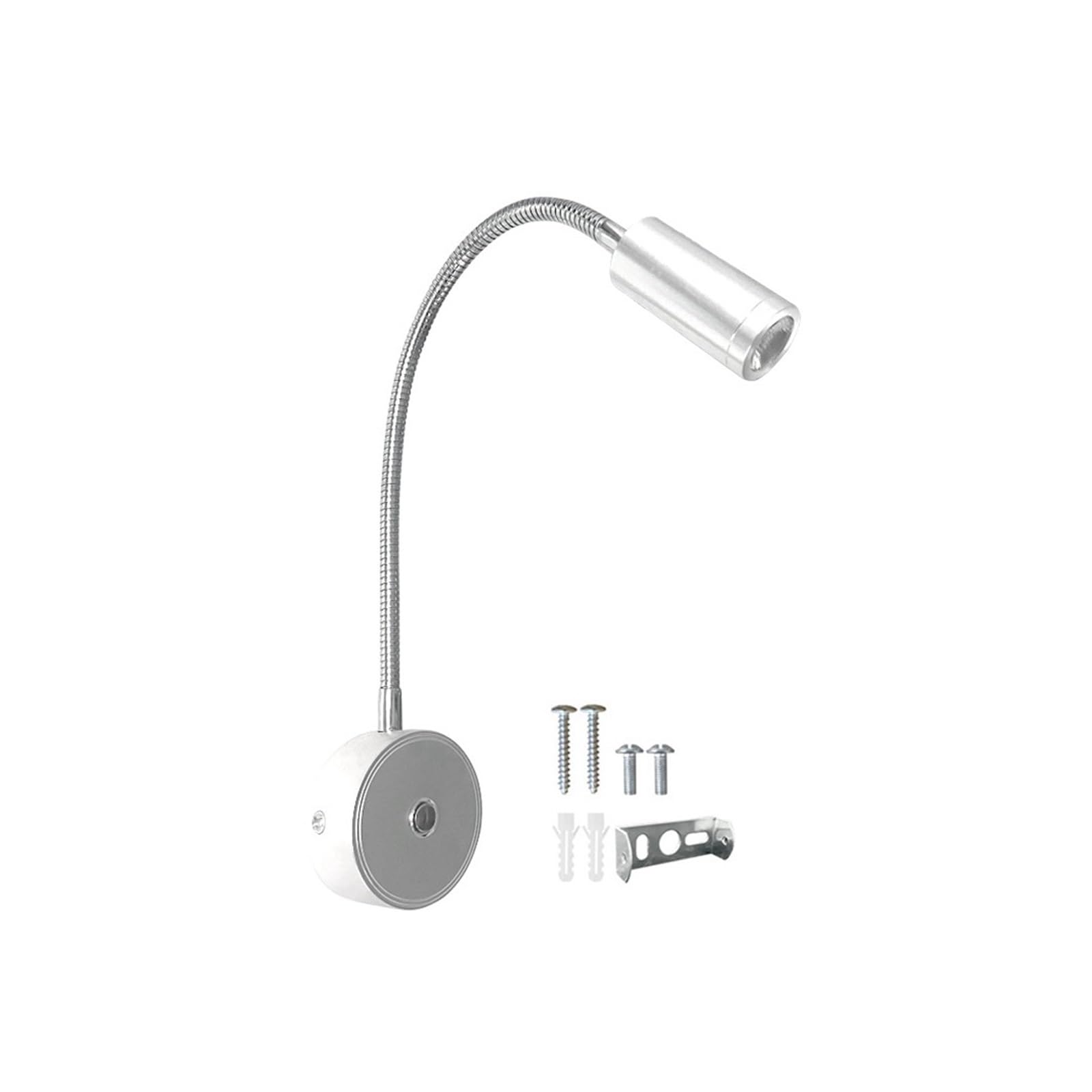 GDBAGKDQK 12-24V LED Spotlight Camper Reading Lights Flexible Gooseneck 3 Color Dimmable RV Interior Lighting Van Boat Lamp Wall Light Bright Lights