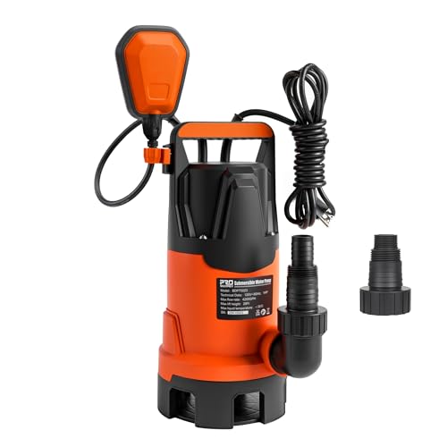 Prostormer 1HP Submersible Sump Pump 4200GPH, 29ft Lift