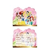 20 Pcs Princesses Birthday Party Invitation Cards,Princesses Birthday Party Invitation Cards for Kid