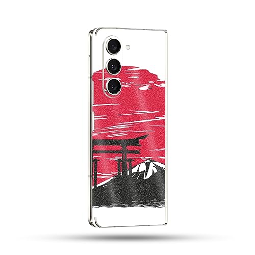 Image of MightySkins Glossy Glitter Skin Compatible with Samsung Galaxy Z Fold 5 Full Wrap - Japanese Style | Protective, Durable High-Gloss Glitter Finish | Easy to Apply & Change Styles | Made in The USA