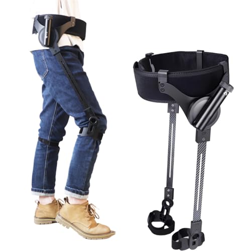 Ausili per la Mobilità, ausili per la Camminata Veloce, 3 Livelli di Forza Regolabile, ausilio per la Riabilitazione degli Arti Inferiori, esoscheletro per Camminare su entrambe Le
