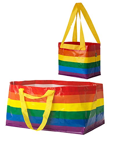 IKEA Rainbow Wäschesack Set 2-teilig