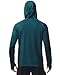 Mens UPF 50+ Fishing Swim Shirt - Long Sleeve Sun Shirts Rashguard Running Hiking Beach Workout Hooded Shirt with Thumbhole