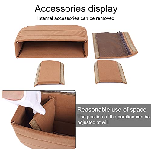 Botella plegable protectora para cámara, inserto acolchado para mochila miniatura 4