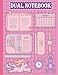 Produktbild Dual Notebook: A graph & lined paper notebook for girls, women| a perfect gift idea for mathematicians, students, teachers- 200 pages