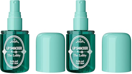 Lip Smacker Holiday Hair & Body Mist – Marshmallow Scent, Travel Size Perfume Spray, Festive Gift for Kids & Adults – The Lobby (Pack of 2) image 4