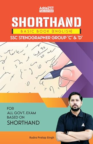 Image of SSC Stenographer Grade C & D & other Government Exams Shorthand Book (English Printed Edition) by Adda247