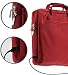 Navitech Red Sleek Water Resistant Laptop Bag - Compatible with HP EliteBook 820 G1 12-inch Ultrabook Laptop